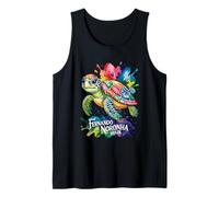 Fernando de Noronha, Brasil Tortuga Marina Pintura Salpicadura Camiseta sin Mangas