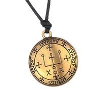 FerneeButy Colgante Amuleto Honor Poder Bronce Ajustable
