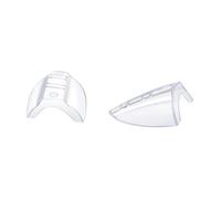 FerneeButy Cubiertas Laterales para Gafas de Seguridad, Compatible con, Bolle, Uvex, TPU Suave 1 Par para Trabajo- Claro