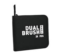 FerneeButy Estuche Escolar Triple con 3 Cremalleras - Organizador Grande para Lápices, Rotuladores y Suministros de Acuarela - Material Durable- 24 Hoyos