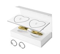 FerneeButy Kit de pulseras permanentes para parejas, juego de pulseras a juego para novia y novio, 2 joyas de acero inoxidable plateado para aniversario, 1, Acero inoxidable, plateado