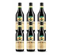 Fernet-Branca 70 cl - Pack 6 Botellas | Amaro Italiano Premium | Licor Digestivo Herbal Original de Italia