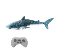 Ferngesteuerter Hai | 13,5 pulgadas 34,29 cm Wasserspielzeug | Abs Ferngesteuertes Hai-Boot | Mit 2,4 g Fernbedienung Wasserdichtem Design Und Realistischer Bewegung Für Badewanne Pool Aquarium