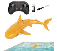 Ferngesteuerter Hai Für Pool & Badewanne - Wasserdichtes RC Hai-Spielzeug Mit 1200mAh Akku (30 Min Laufzeit) | Realistische Simulation, 50m Reichweite, Geschenk Für & Mädchen AB 6 Jahren
