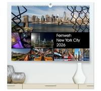 Fernweh New York City (hochwertiger Premium Wandkalender 2026 DIN A2 quer), Kunstdruck in Hochglanz: Fernweh-Kalender von der atemberaubendsten Stadt ... neuen und außergewöhnlichen Fotografien