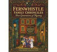 Fernwhistle Family Chronicles: A Multi-Generational Cozy Mystery Coloring Book: Unravel Victorian & Historical Whiskerville Family Cases (Whiskerville ... Coloring books with cozy detective story)