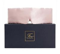 Ferò Antifaz para Dormir Seda de Morera de Lujo, 22 Momme, Grado 6A, Suave y Transpirable, Banda Ajustable, Máscara de Ojos con Bloqueo Total de Luz, con Elegante Estuche de Regalo, Rosa