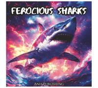 Ferocious Sharks Deep Sea Coloring Book For Kids: Exciting Underwater Adventures with Fierce Sharks, Shipwrecks, and Treasure for Brave Young Artists Ages 4-8
