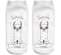 Ferocity Calcetines divertidos tema de deporte de los modelos lindo de algodón de colores 3D Funny llamaste [001]