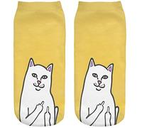 Ferocity Calcetines Divertidos Tema de Deporte de los Modelos Lindo de algodón de Colores 3D Funny Lion [001]