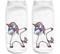 Ferocity Calcetines Divertidos Tema de Deporte de los Modelos Lindo de algodón de Colores 3D Funny unicornss [001]