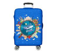 Ferocity Funda para Maleta de Viaje Deluxe 18-22 Pulgadas, elástica, Lavable, Protectora de Equipaje, Suave de Anti-Polvo, tamaño pequeño S, diseño W2 [083]