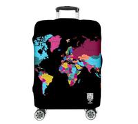 Ferocity Funda para Maleta de Viaje Deluxe 23-26 Pulgadas, elástica, Lavable, Protectora de Equipaje, Suave de Anti-Polvo, tamaño Medium M, diseño W3 [083]