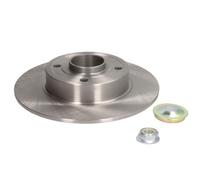 FERODO Brake Disc | DDF1571-1 | Rear | FOR Renault Clio III 2005-2014 | OE-Matching Quality | Smooth & Quiet Performance