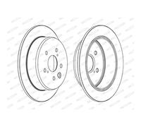 FERODO DDF1815C Brake Disc