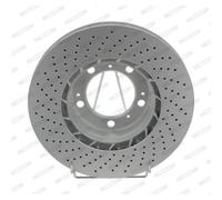 FERODO Disco de Freno Ø318 Ventilado Frontal Derecho para Porsche Boxster Spyder