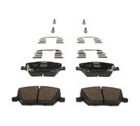 FERODO Juego de pastillas de freno Delantero con avisador acústico de desgaste con accesorios FDB4688 Juego de pastillas de freno Compatible con FIAT 500X 334, JEEP Compass MP, M6, ALFA ROMEO Tonale