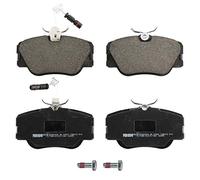 FERODO Juego de pastillas de freno Delantero con contacto avisador de desgaste con accesorios FDB415 Juego de pastillas de freno Compatible con MERCEDES-BENZ 190 W201 W124 Sedán W124 W124 Coupé C124