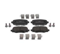 FERODO Juego de pastillas de freno Trasero con avisador acústico de desgaste con accesorios FDB4925 Juego de pastillas de freno Compatible con FIAT 500X 334, JEEP Compass MP, M6, ALFA ROMEO Tonale 965