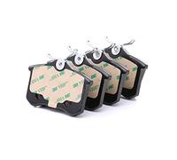 FERODO Juego de pastillas de freno Trasero no preparado para indicador de desgaste con accesorios FDB1788 Juego de pastillas de freno Compatible con VW Polo V Hatchback 6R1, 6C1 GOLF VI 5K1