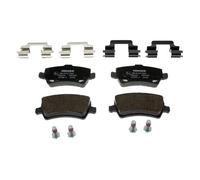 FERODO Juego de pastillas de freno Trasero no preparado para indicador de desgaste con accesorios FDB4237 Juego de pastillas de freno Compatible con VOLVO V70 III 135 V60 155, 157 XC60 156 XC60 II 246