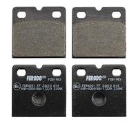FERODO Juego de pastillas de freno Trasero no preparado para indicador de desgaste sin accesorios FDB1983 Juego de pastillas de freno