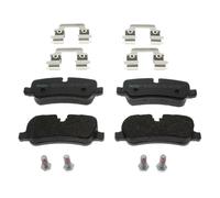 FERODO Juego de pastillas de freno Trasero preparado para indicador de desgaste con accesorios FDB1613 Juego de pastillas de freno Compatible con LAND ROVER Discovery III L319 Range Rover III L322