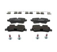 FERODO Juego de pastillas de freno Trasero preparado para indicador de desgaste con accesorios FDB4105 Juego de pastillas de freno Compatible con LAND ROVER Range Rover Sport L320 Discovery III L319