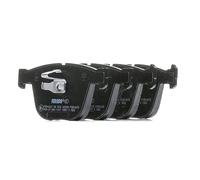 FERODO Juego de pastillas de freno Trasero preparado para indicador de desgaste sin accesorios FDB1672 Juego de pastillas de freno Compatible con BMW 3 Sedán E90 5 Sedán E60 5 Touring E61 X5 E70