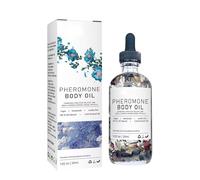 Feromonas Aceite corporal para mujeres, con pétalo de rosa y aceite de almendras dulces, hidrata la piel, fragancia duradera, 30 ml (1Pcs)