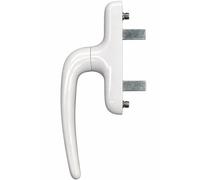 FERPASA® - Manilla para Ventanas | Cremona 2 Palas Practicable | Acabado Blanco | Perfil Europeo | Apertura Interior Derecha e Izquierda | Aluminio Reforzado