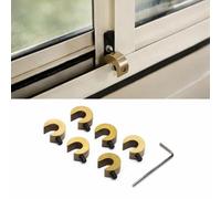 FERPASA® - Pack 6 Cierres de Seguridad para Ventanas y Puertas Correderas | Cerradura Infantil Antirrobo | Refuerzo Resistente, Fácil Instalación sin Taladro | Limitador de Apertura Pack 6 Uds