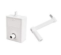 FERPASA® - Torno Sobreponer para Persianas con Manivela hasta 40 kg - Elevador de Persiana Manual - Mecanismo de Recogida de Sobreponer para Ventanas - Torno Sobreponer 40Kg