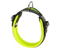 Ferplast 75448128 Collar Ergonómico para Perros Ergocomfort Fluo C15/33, Sistema de Microrregulación, Suave Acolchado, Desenganche Rápido A: 25 x 33 Cm - B: 15 Mm Verde Ácido