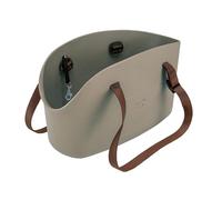 Ferplast 79501012 Bolsa para Perros de Talla Pequeña With-Me Small, Eva, Asas Regulables, Correa de Seguridad Incluida, 14 x 35 x H 22 Cm Tórtola