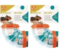 Ferplast Accessori roditori Ferplast Tubo FPI 4810 Curve Colori Misti ricurvo Tunnel (Paquete de 2)