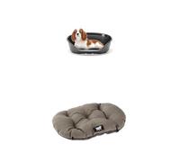 Ferplast Arenero Gato, Bordes Altos, Caja de Arena para Mascotas, 54,5 x 39,5 x h 12,5 cm, Incluye 12 Bolsas de higiene de Repuesto.