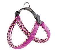 Ferplast Arnés Perro Mediano AGILA Fantasy 3 Arnés para Perros de Suave Acolchado, Sistema de Desenganche Rápido, Pecho 42-50 cm. Fantasy