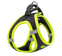 Ferplast Arnés Perro Mediano Kaori M, Arnés Perro Transpirable, Acolchado y Ajustable, Fácil de Llevar, Bordes Reflectantes, Pecho 44-48 cm. Amarillo