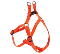 Ferplast Arnés Perro Pequeño Easy XXS, Arnés Gato Ajustable, Fácil de Llevar, 28-38 cm. Naranja