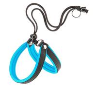 Ferplast Arnés Perro Pequeños AGILA Fluo 2 Arnés para Perros de Suave Acolchado, Sistema de Cierre con Cordón, Pecho 32-50 cm. Azul