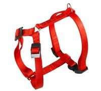 Ferplast Arnés Perro Pequeños Champion S, Arnés Gato Ajustable en 3 Puntos, Fácil de Llevar, Pecho 30-46 cm. Rojo