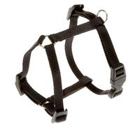 Ferplast Arnés Perro Pequeños Champion XS, Arnés Gato Ajustable en 3 Puntos, Fácil de Llevar, Pecho 25-38 cm. Negro