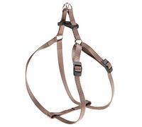 Ferplast Arnés Perro Pequeños Easy S, Arnés Gato Ajustable, Fácil de Llevar, 35-53 cm. Marrón
