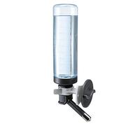 Ferplast Bebedero Universal para transportines de Perros Drinky Dog Dispensador de 0,6 litros de Agua para Perros, Robusto plástico atóxico y reciclable, Escala graduada Externa, 7 x 11 x h 31 cm