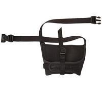 Ferplast Bozal para bóxeres SAFE BOXER para perros de hocico corto, Parte anterior abierta, Suave acolchado, Ajuste mediante velcro, A: de 50 a 80 cm - B: de 20 a 30 cm - C: 10 cm Negro (75585917)