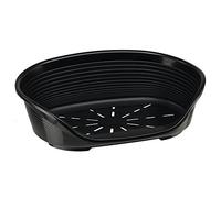 Cesta de plástico Ferplast Siesta Deluxe para mascotas - Negro - Talla 4