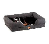 Ferplast Cama ortopédica para Perros MEMOR-One L Memory Foam Espuma de Memoria, Retirable Funda Extraíble, Lavable