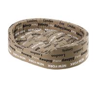 Ferplast Cama para Perros Dandy - Cojín Extraíble y Lavable, Funda de Algodón con Acolchado Suave, Ideal También como Caseta para Gatos, 45 x 35 x 13 cm, Marrón/Beige