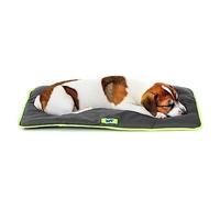 FERPLAST - Cama para Perros y Cama para Gatos - Perrera pequeña Lavable - Colchoneta para Perros - Impermeable y a Prueba de arañazos - Cojín Suave para Perros - Jolly, 65 x 48 CM, Negro